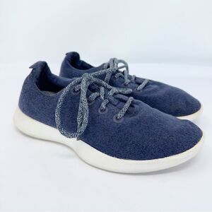 Allbirds Wool Running Sneakers Blue Size 8